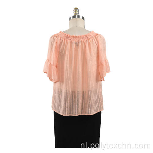 Casual zomerblouse met ronde hals voor dames